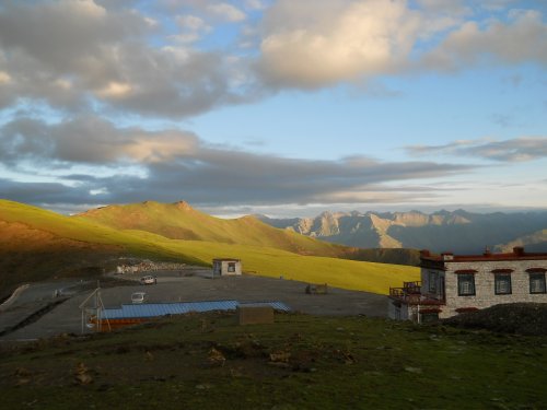 Holy lake in Tibet 4500m a.t.s